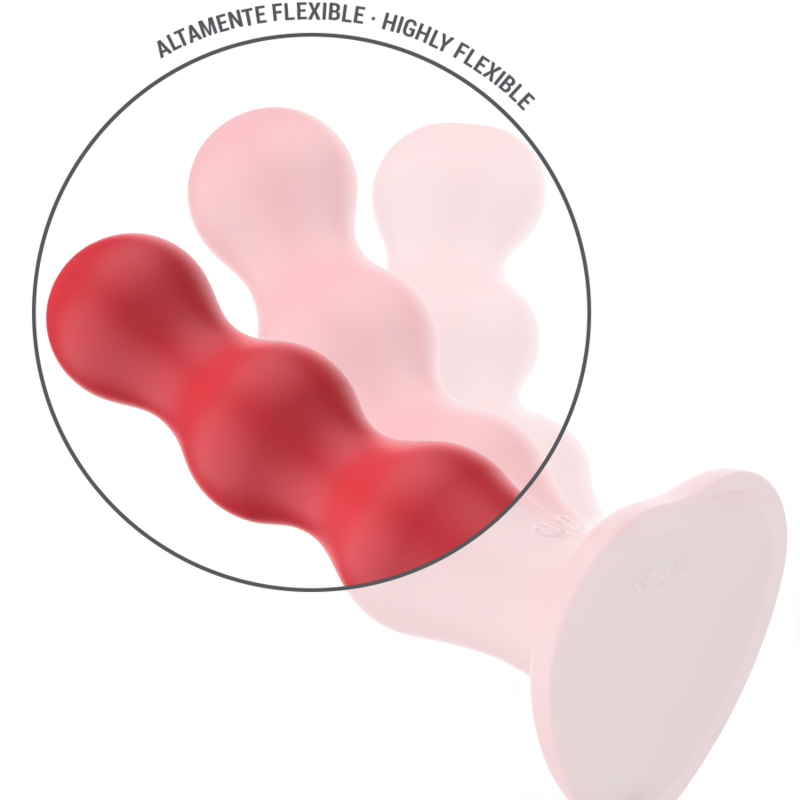 Cody Vibrador Rojo con Control Remoto