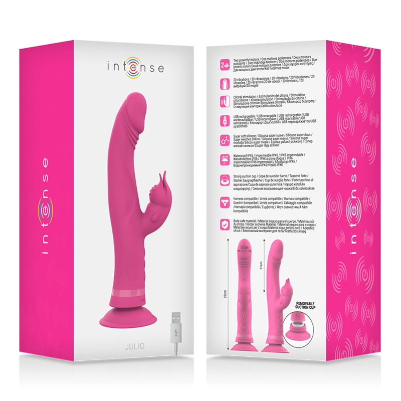 Julio Vibrador Rabbit Rosa