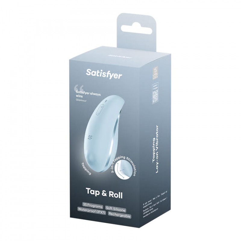 Satisfyer Tap & Roll Negro