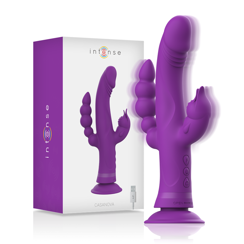 Casanova Vibrador Rabbit Triple Morado