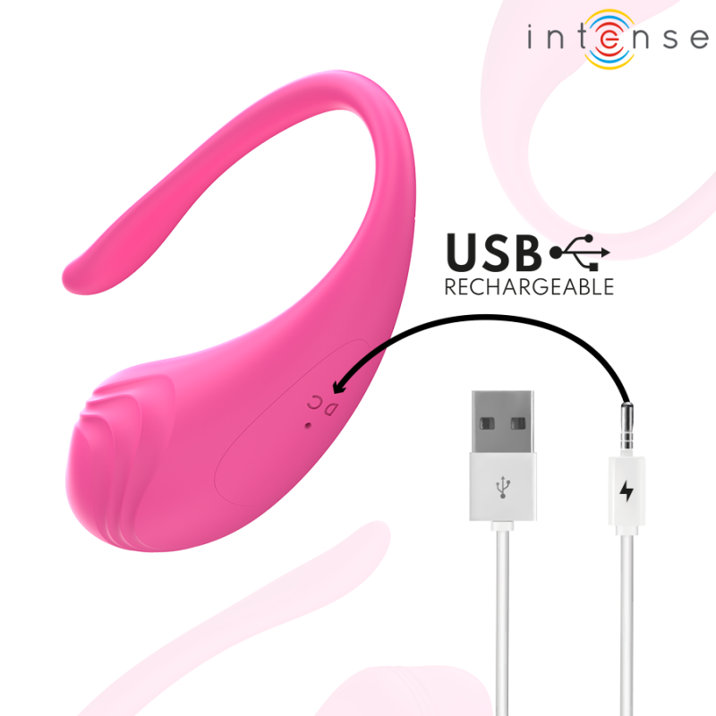 Olivia Huevo Vibrador Control Remoto Rosa