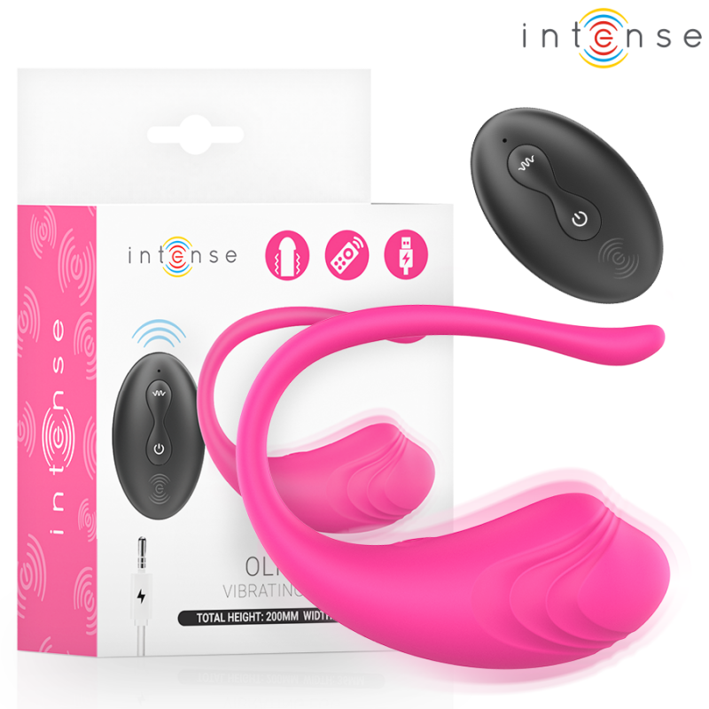 Olivia Huevo Vibrador Control Remoto Rosa