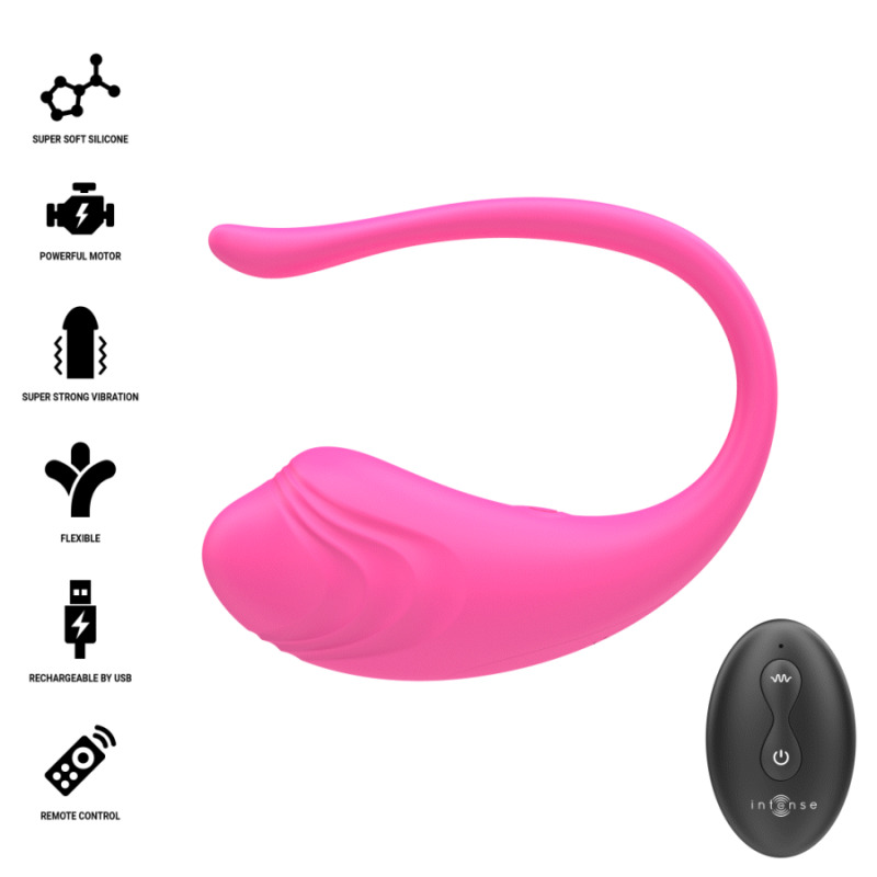 Olivia Huevo Vibrador Control Remoto Rosa