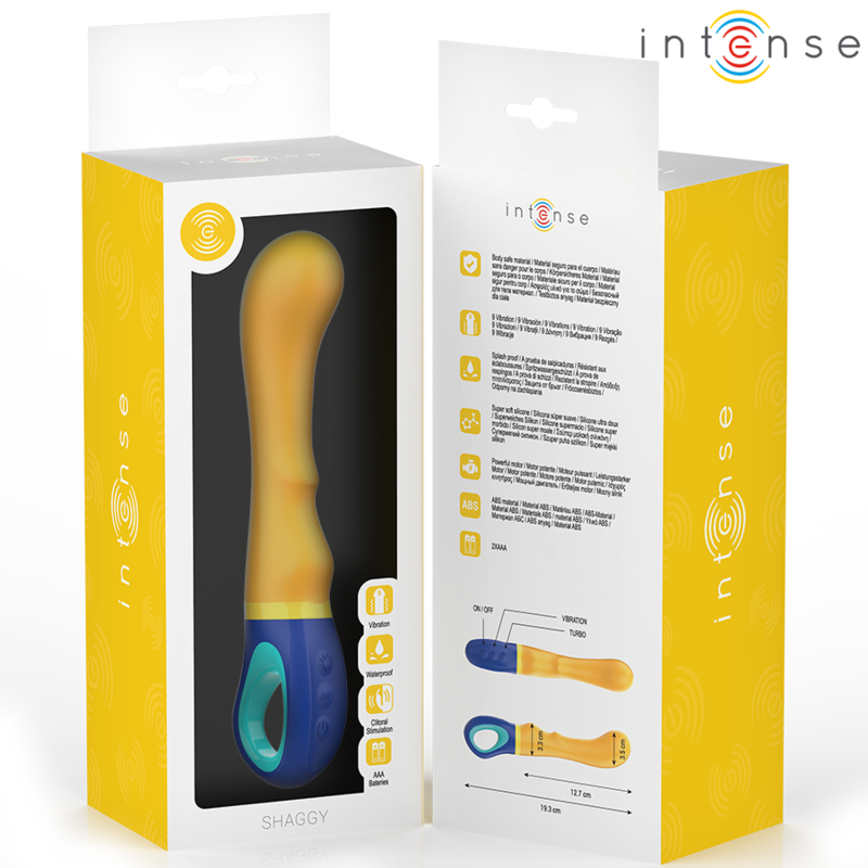 Shaggy Vibrador Punto G Amarillo