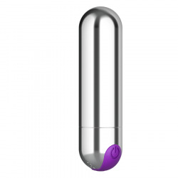 Karen Mini Bala Vibradora Plateada