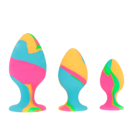 Set Plugs Anales Multicolor
