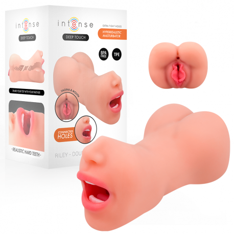 Riley Masturbador Doble Boca y Vagina