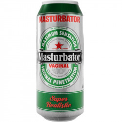 Masturbador Masculino Vagina Lata Cerveza