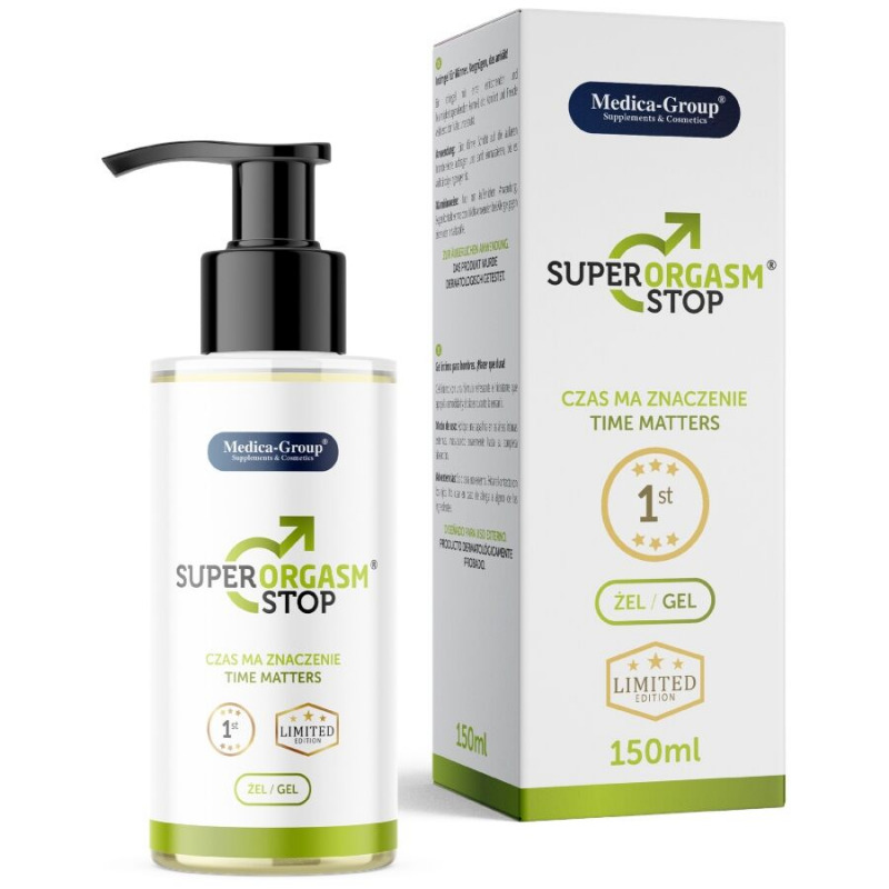 Super Orgasm Stop Gel Intimo Hombre 150 ml
