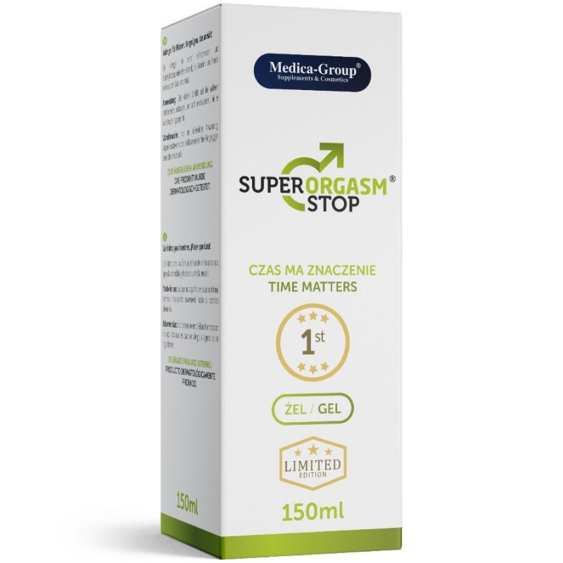 Super Orgasm Stop Gel Intimo Hombre 150 ml