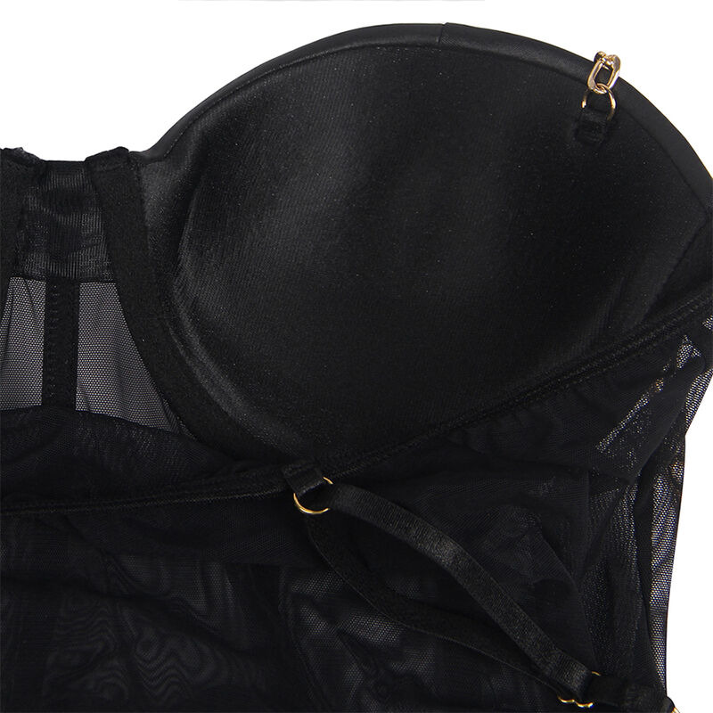 Body Tirantas Cadena Negro