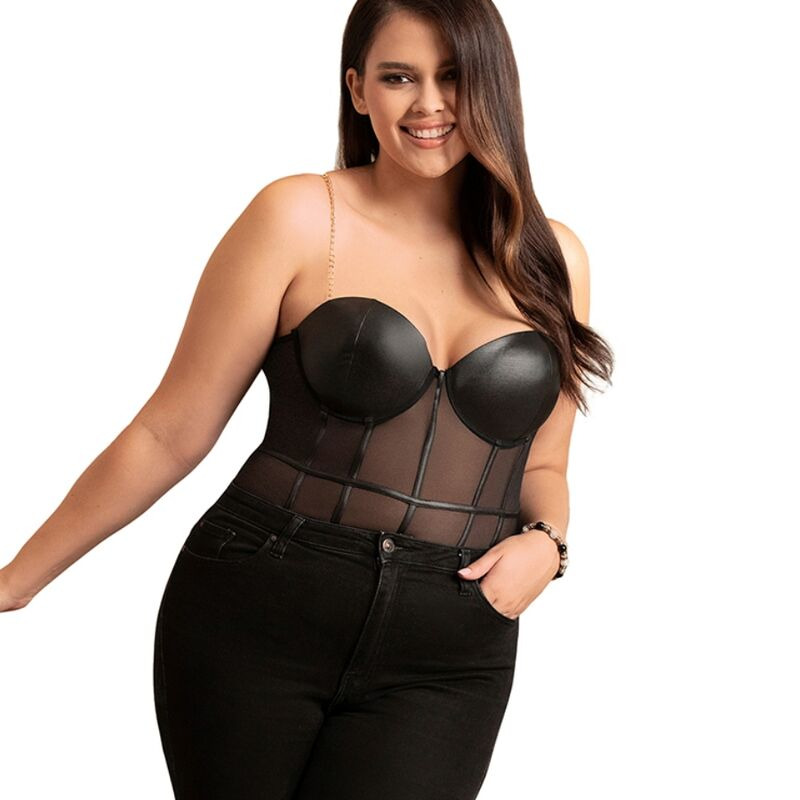 Body Tirantas Cadena Negro