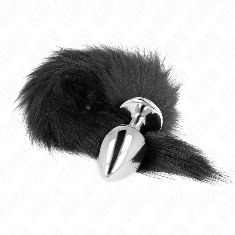 Plug Anal Talla L Cola Negra