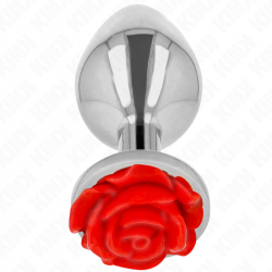 Plug Anal Rosa Roja L