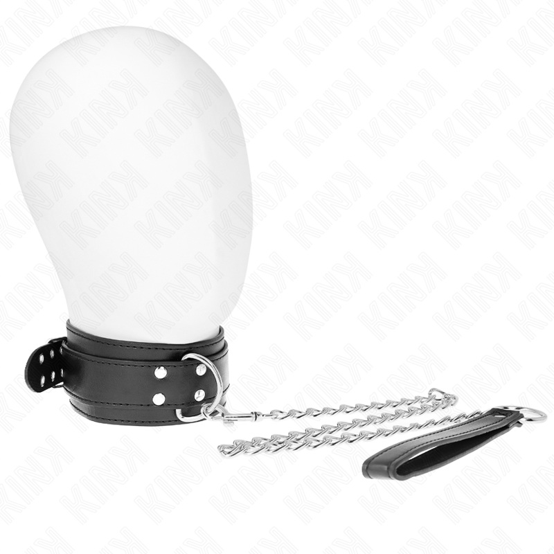 Collar con Correa Hebillas Plateadas