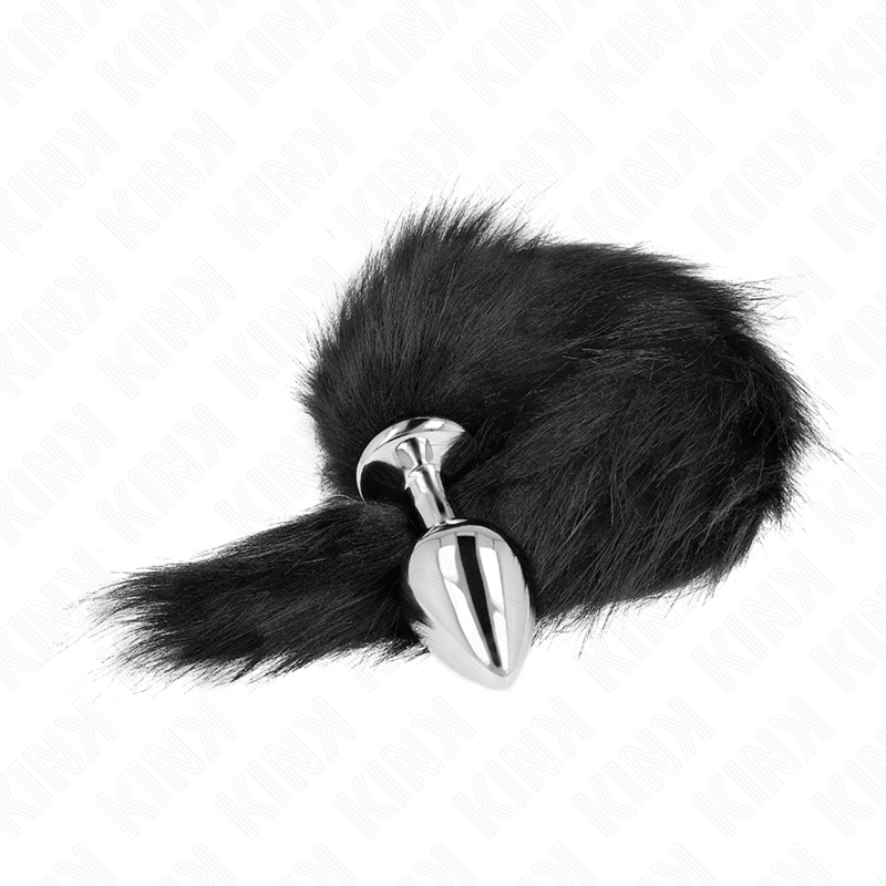 Plug Anal con Cola Negra Talla M