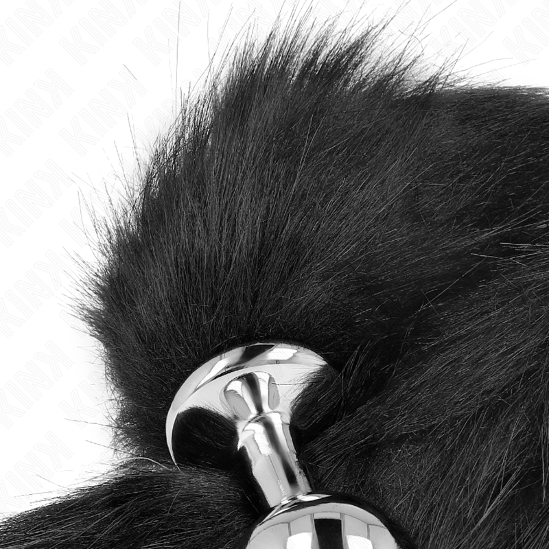Plug Anal con Cola Negra Talla M