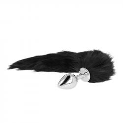 Plug Anal con Cola Negra Talla M