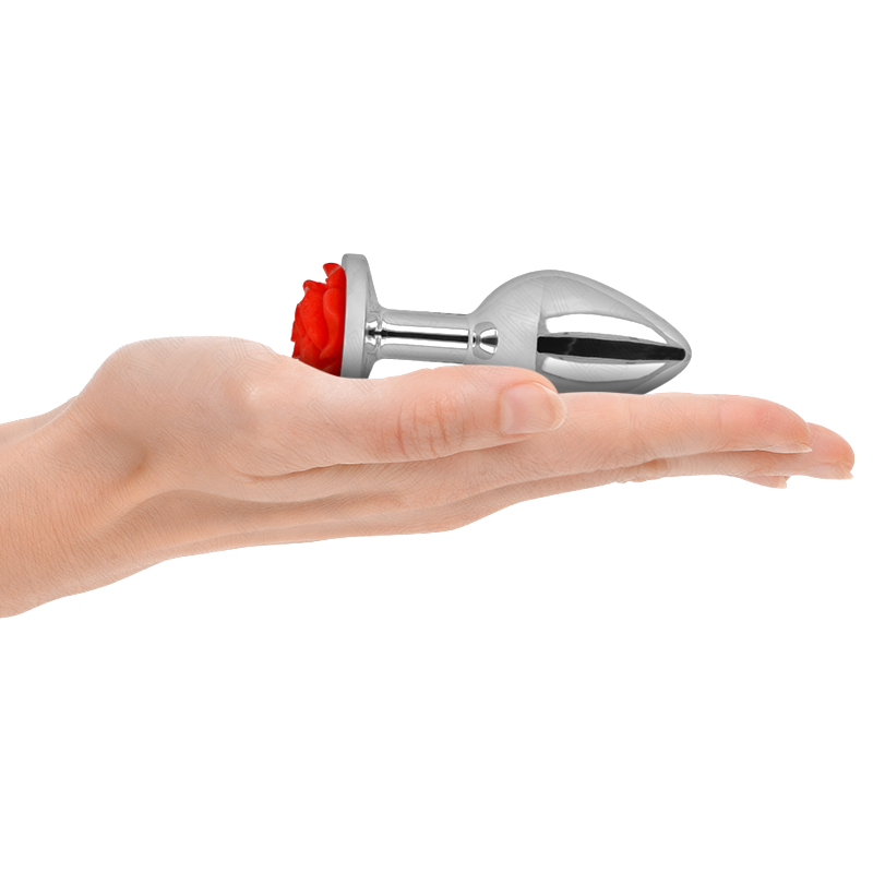 Plug Anal Rosa Roja Talla M