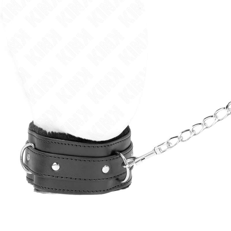 Collar Con Correa con Restricciones Negro