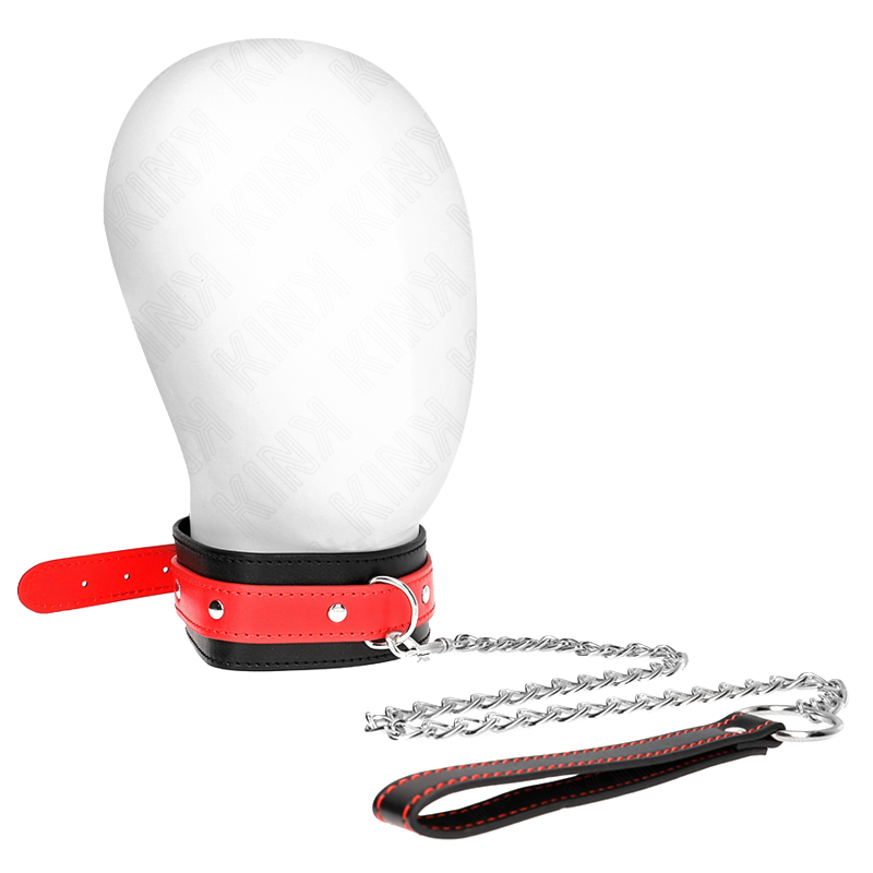 Collar Con Correa Rojo