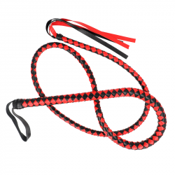 Látigo de Serpiente Largo Rojo
