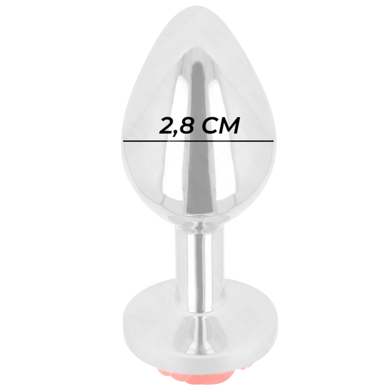 Plug Anal Rosa Roja Talla S