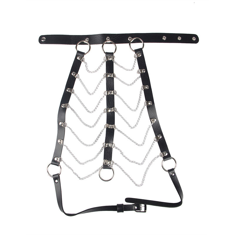Arnés de Pecho Cadenas Negro