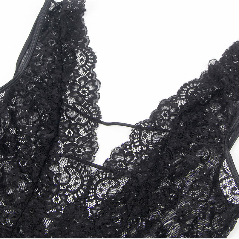 Body Sexy con Liguero Negro