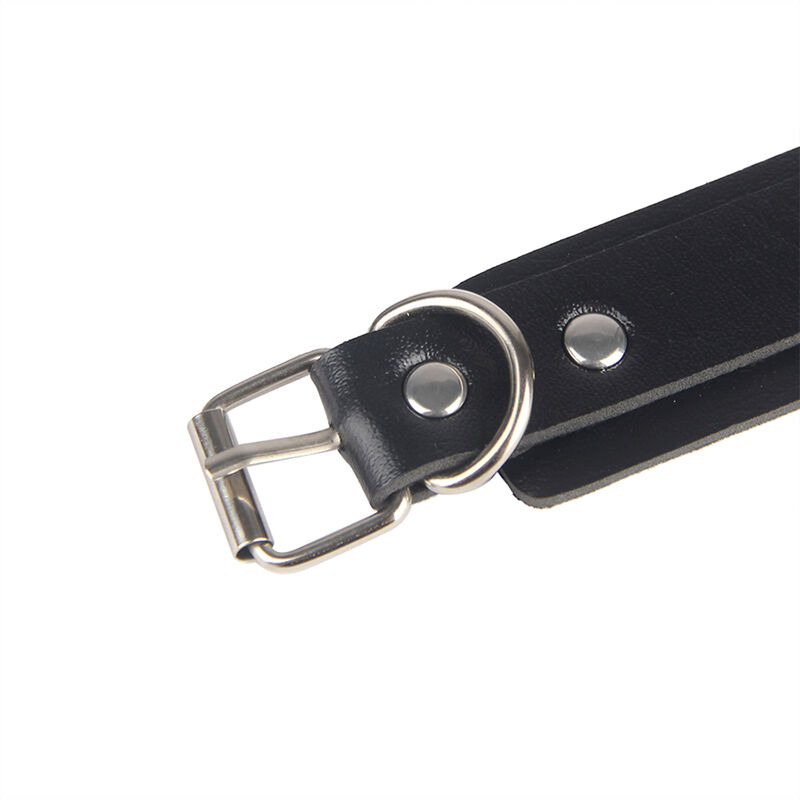 Esposas con Cinturón Bondage Negro TU