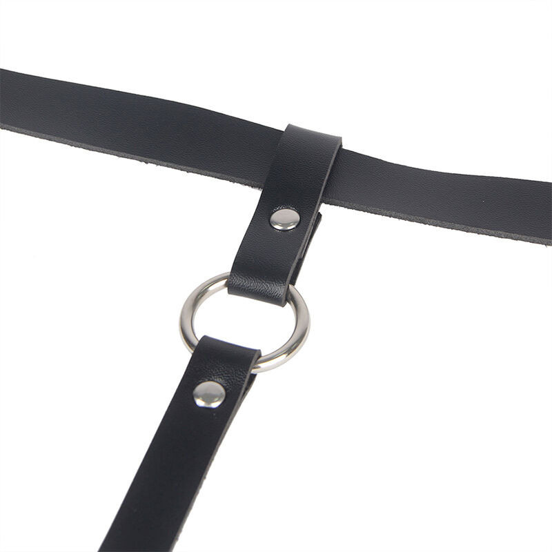 Arnés de Pierna con Cadena Negro TU