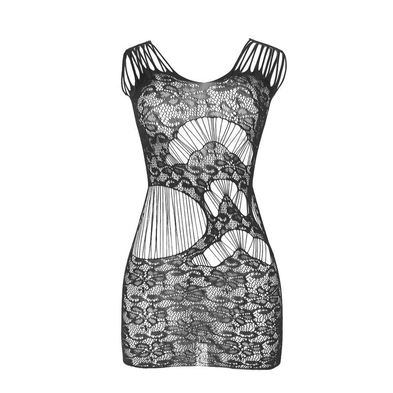 Vestido Espalda Abierta Negro TU