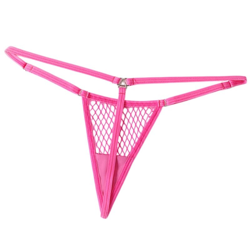CR 4856 Micro Tanga Rejilla Rosa