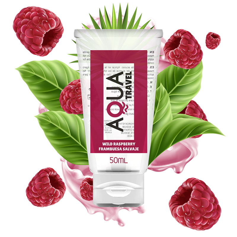 Lubricante Base Agua Sabor Frambuesa Salvaje 50 ml