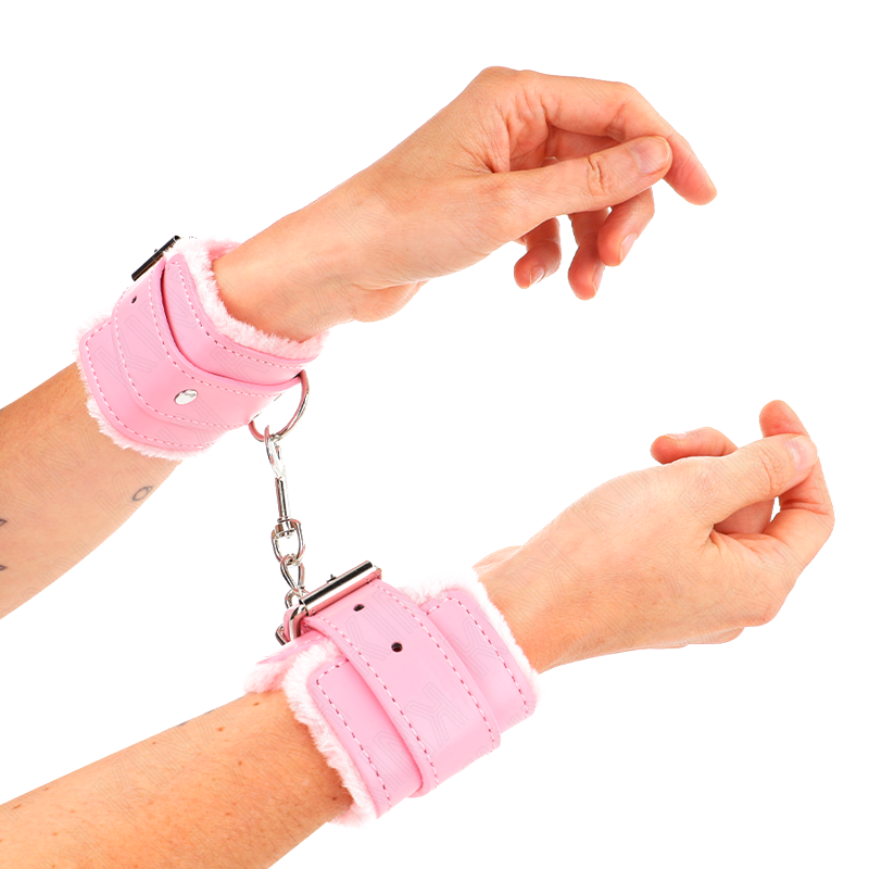 Muñequeras Forradas Rosa con Correa