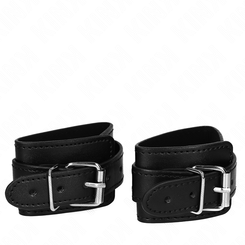 Muñequeras Estilo Mazmorra con Cerradura Negro
