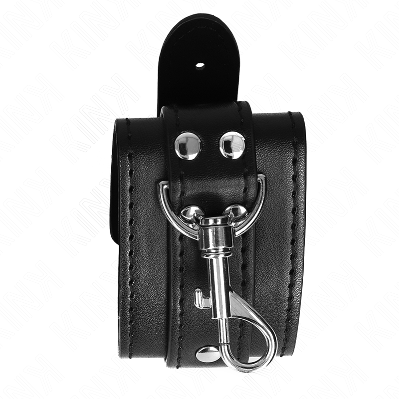 Muñequeras Estilo Mazmorra con Cerradura Negro