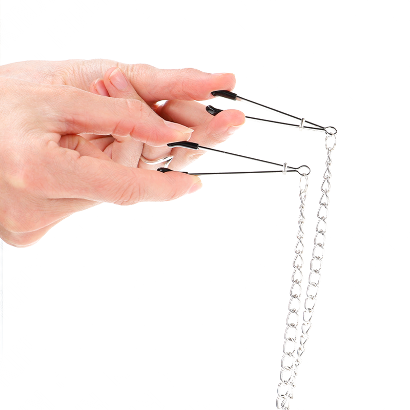 Pinzas para Pezones y Clítoris con Cadena Modelo 1