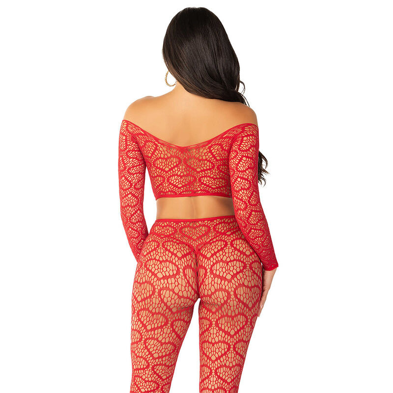 Crop Top y Medias Rojo TU