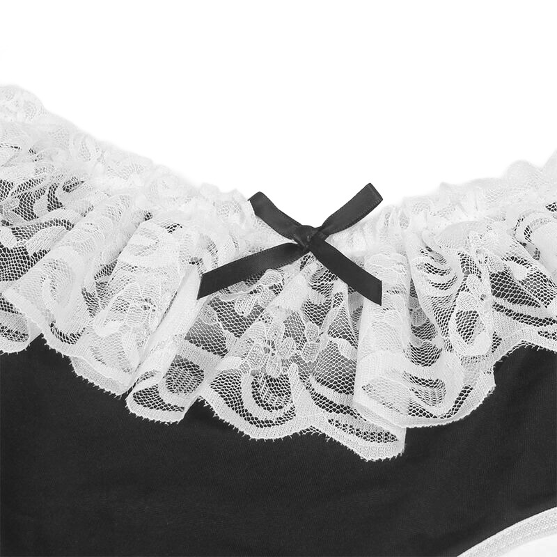 Disfraz de Criada Sexy Negro y Blanco