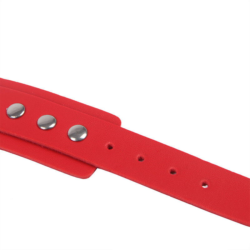 Esposas con Cinturón Bondage Rojo