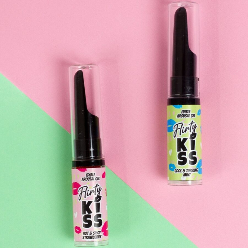 Flirty Kiss Geles Sexo Oral Fresa y Menta