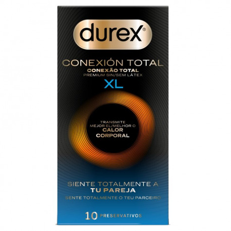 Durex Conexión Total XL Ultra Fino Sin Latex 10 Uds