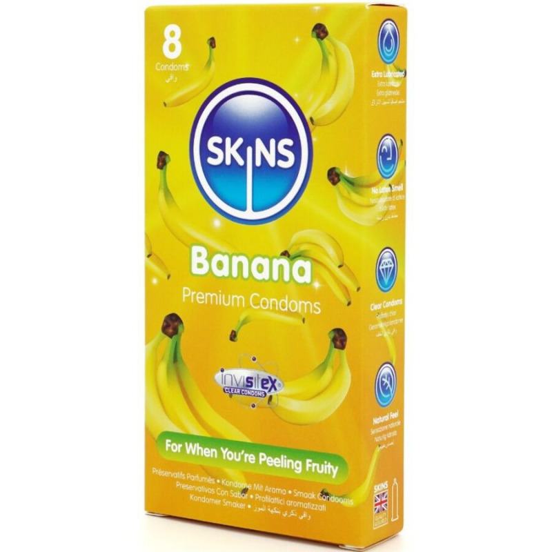 Preservativos Sabor Plátano Premium 8 Uds