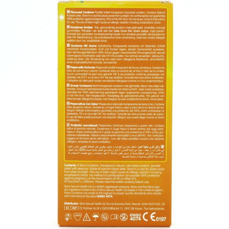 Preservativos Sabor Plátano Premium 8 Uds