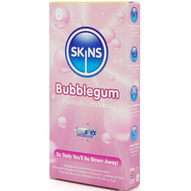 Preservativos Sabor Chicle Premium 8 Uds