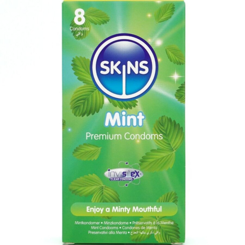 Preservativos Premium Sabor Menta 8 Uds
