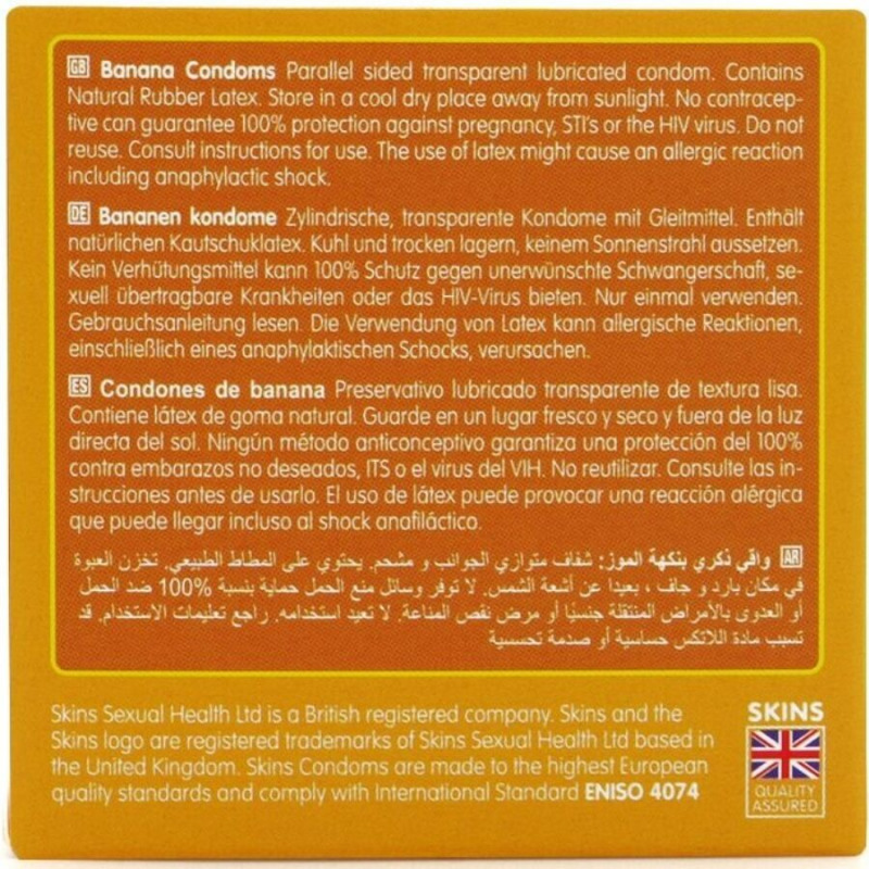 Preservativos Sabor Plátano Premium 4 Uds