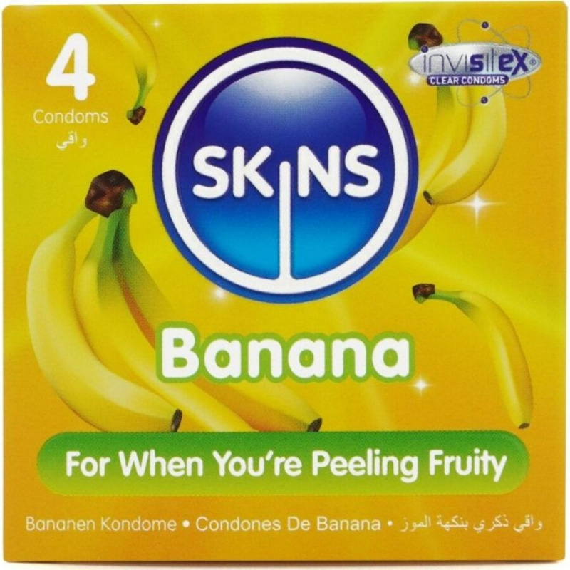 Preservativos Sabor Plátano Premium 4 Uds