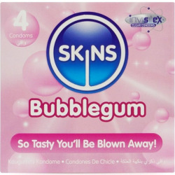 Preservativos Sabor Chicle Premium 4 Uds